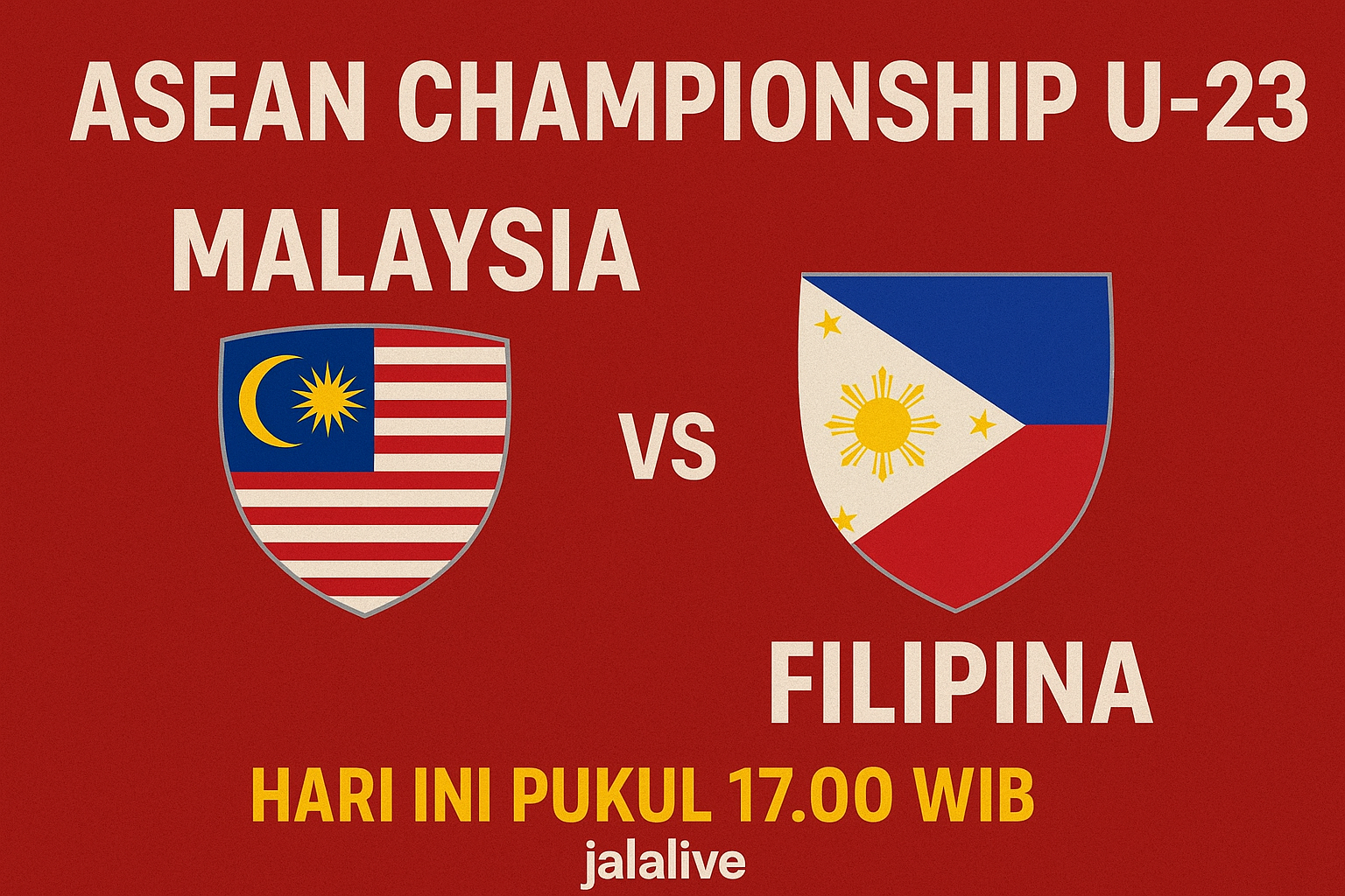 Jalalive Tayang Langsung Malaysia vs Filipina Piala AFF U-23 2025 Hari Ini – Pertarungan Seru di Lapangan Hijau