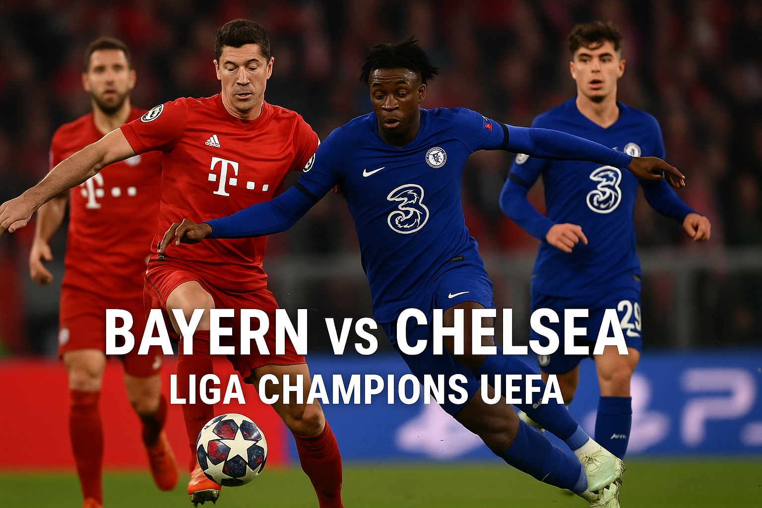 Jadwal Siaran Bayern vs Chelsea Liga Champions UEFA Dini Hari Ini 02.00 WIB Jalalive – Duel Penentuan yang Tidak Boleh Dilewatkan